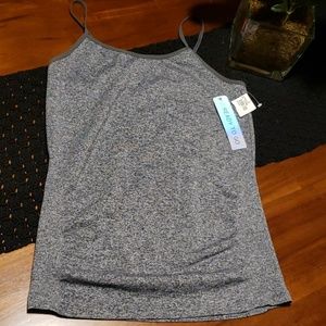 🆕️Womens Ready to Go Heather Dark Gray Halter Top S